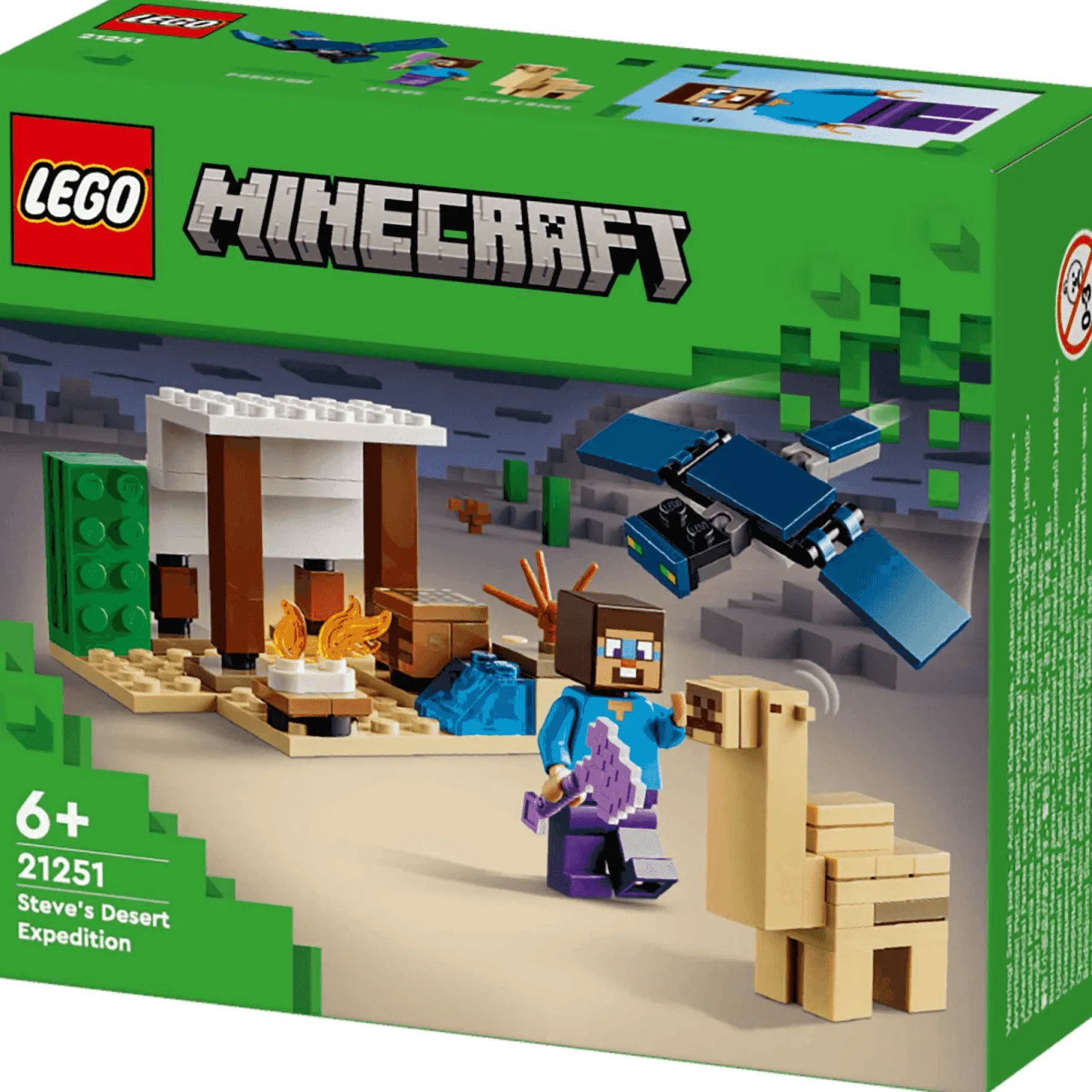LEGO Minecraft La Expedición de Steve al Desierto Set 21251