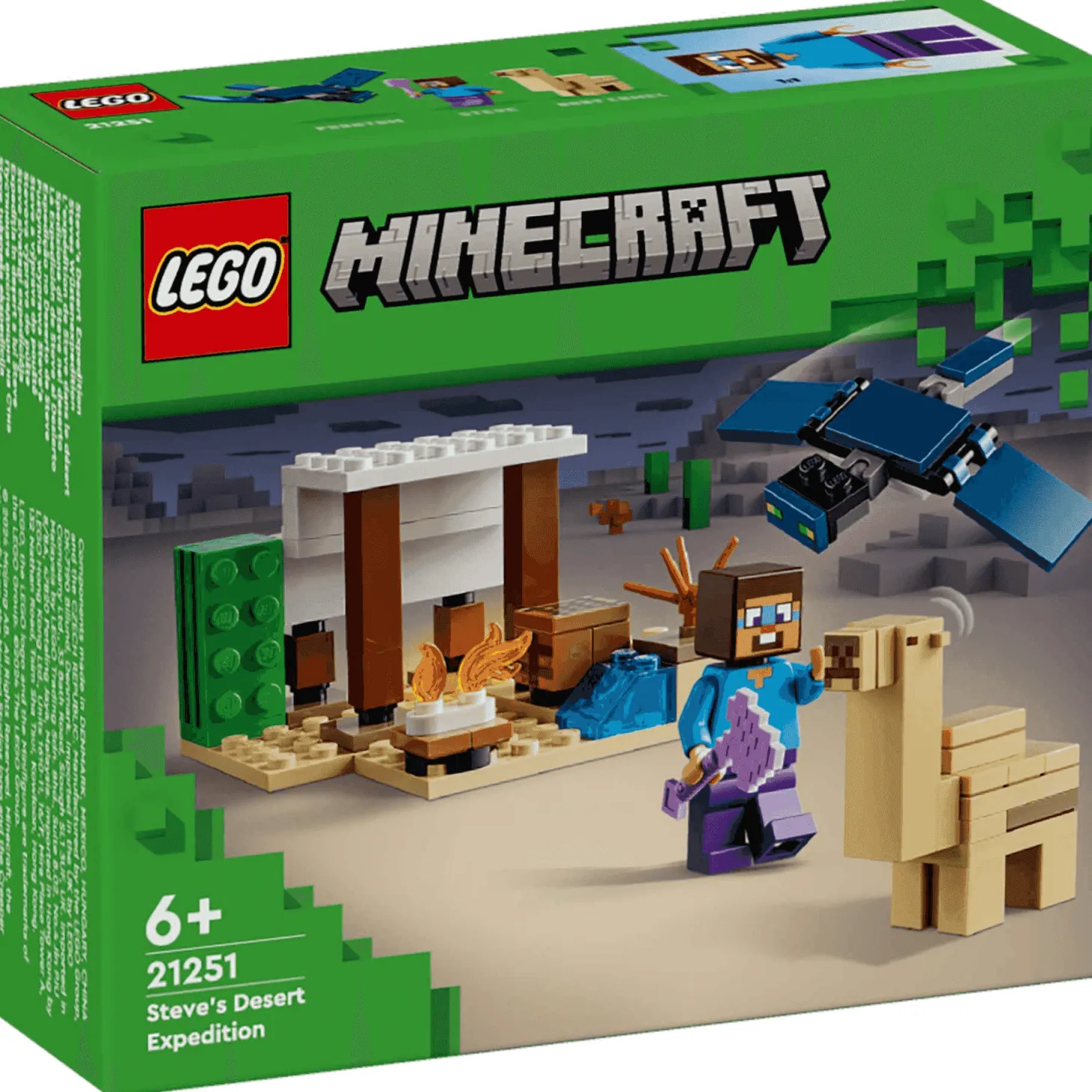 LEGO Minecraft La Expedición de Steve al Desierto Set 21251