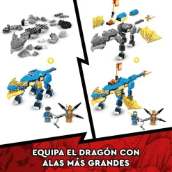 LEGO NINJAGO 71760 Dragón del Trueno EVO de Jay