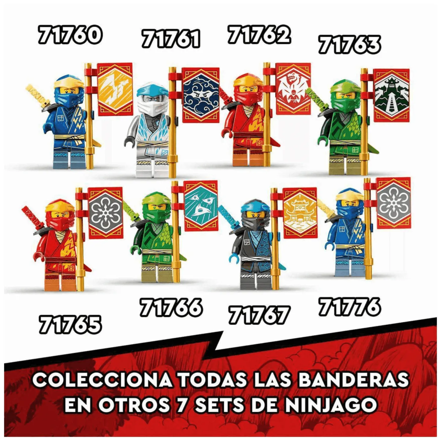 LEGO NINJAGO 71760 Dragón del Trueno EVO de Jay