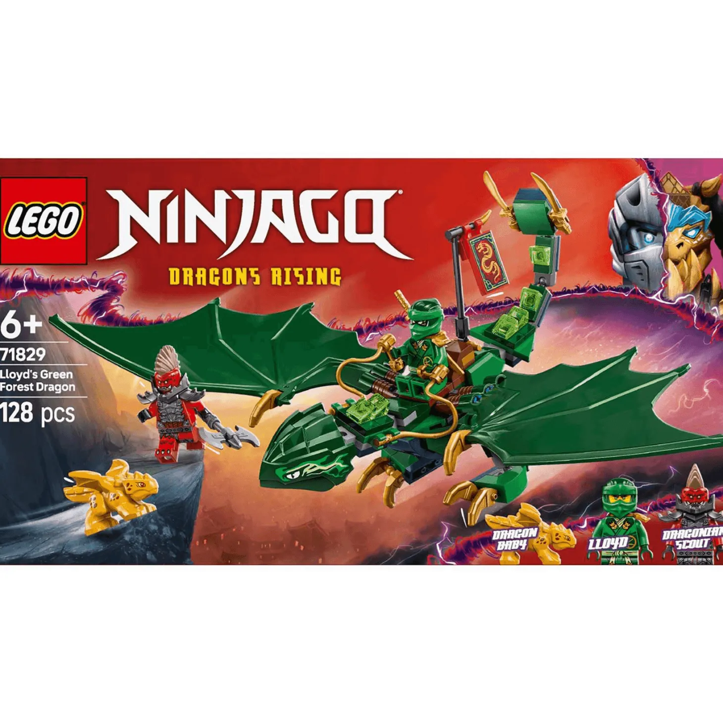 LEGO NINJAGO Dragón Verde del Bosque de Lloyd 71829