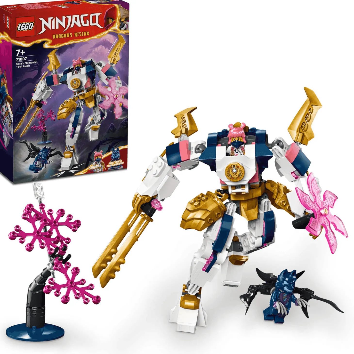 LEGO NINJAGO Meca Elemental Tecno de Sora Juguete 71807