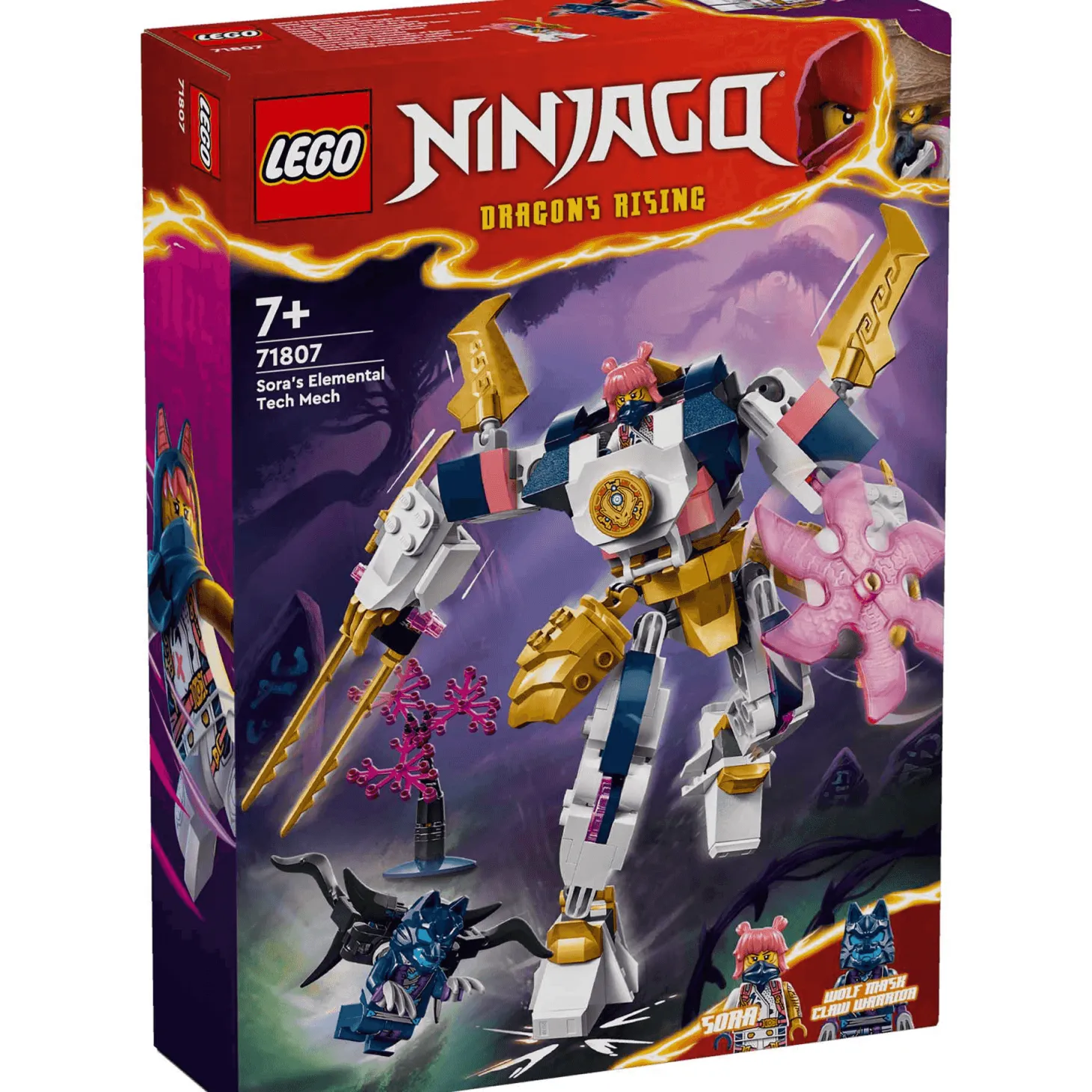 LEGO NINJAGO Meca Elemental Tecno de Sora Juguete 71807