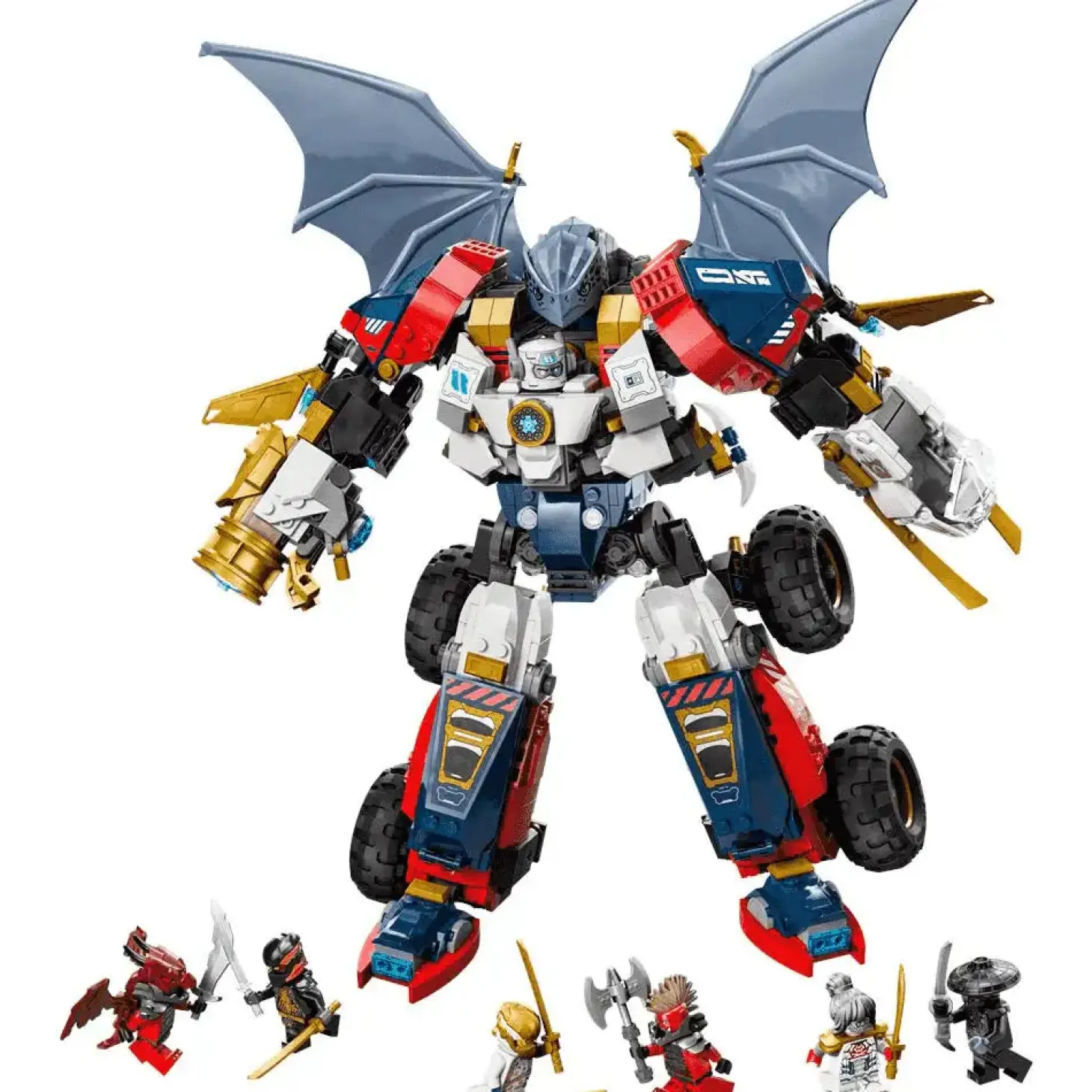 LEGO NINJAGO Meca Ultra Combo de Zane Set “4 en 1” 71834