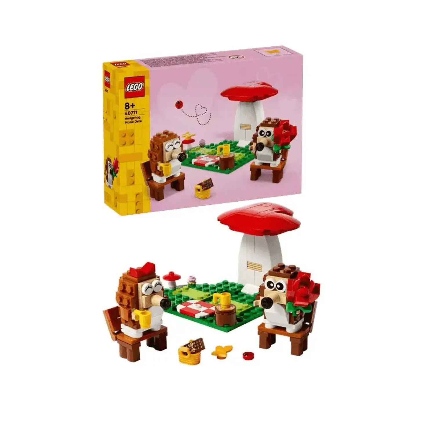 LEGO Pícnic de Erizos Juego con Animales de Juguete 40711