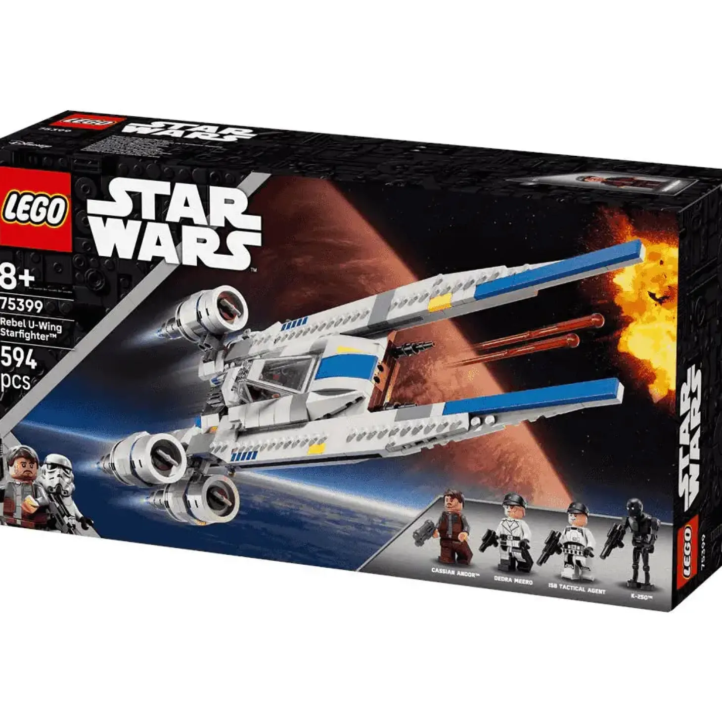 LEGO Star Wars: Andor Caza Estelar Rebelde Ala-U 75399