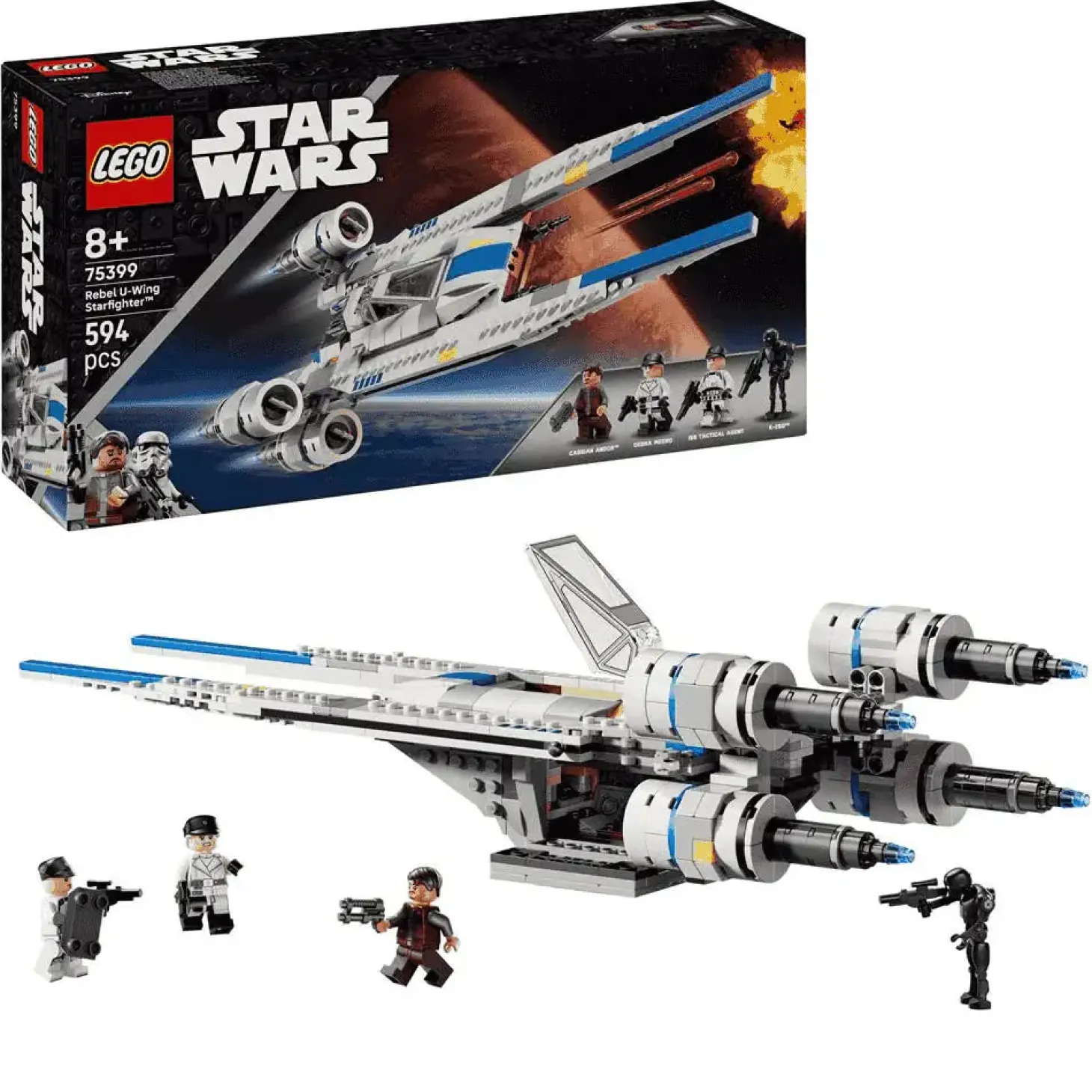 LEGO Star Wars: Andor Caza Estelar Rebelde Ala-U 75399