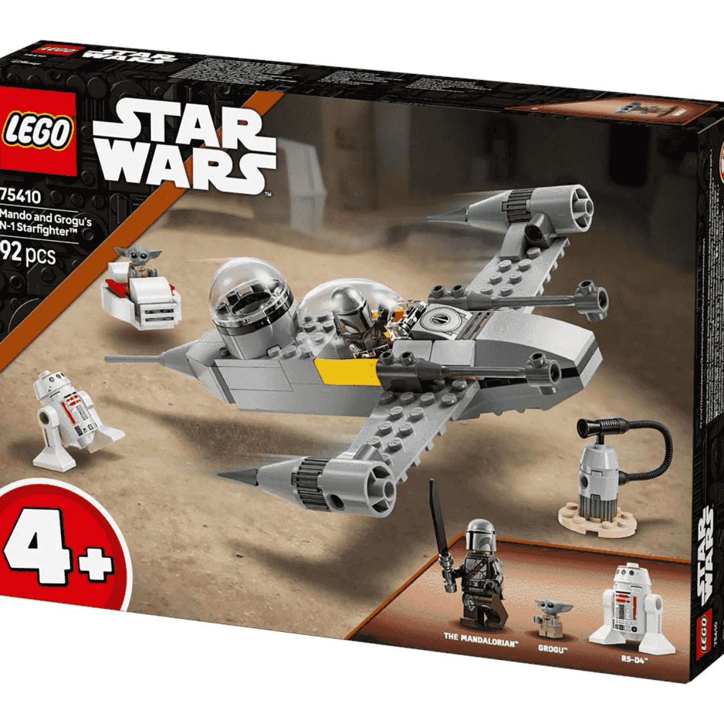 LEGO Star Wars Caza Estelar N-1 de Mando y Grogu 75410
