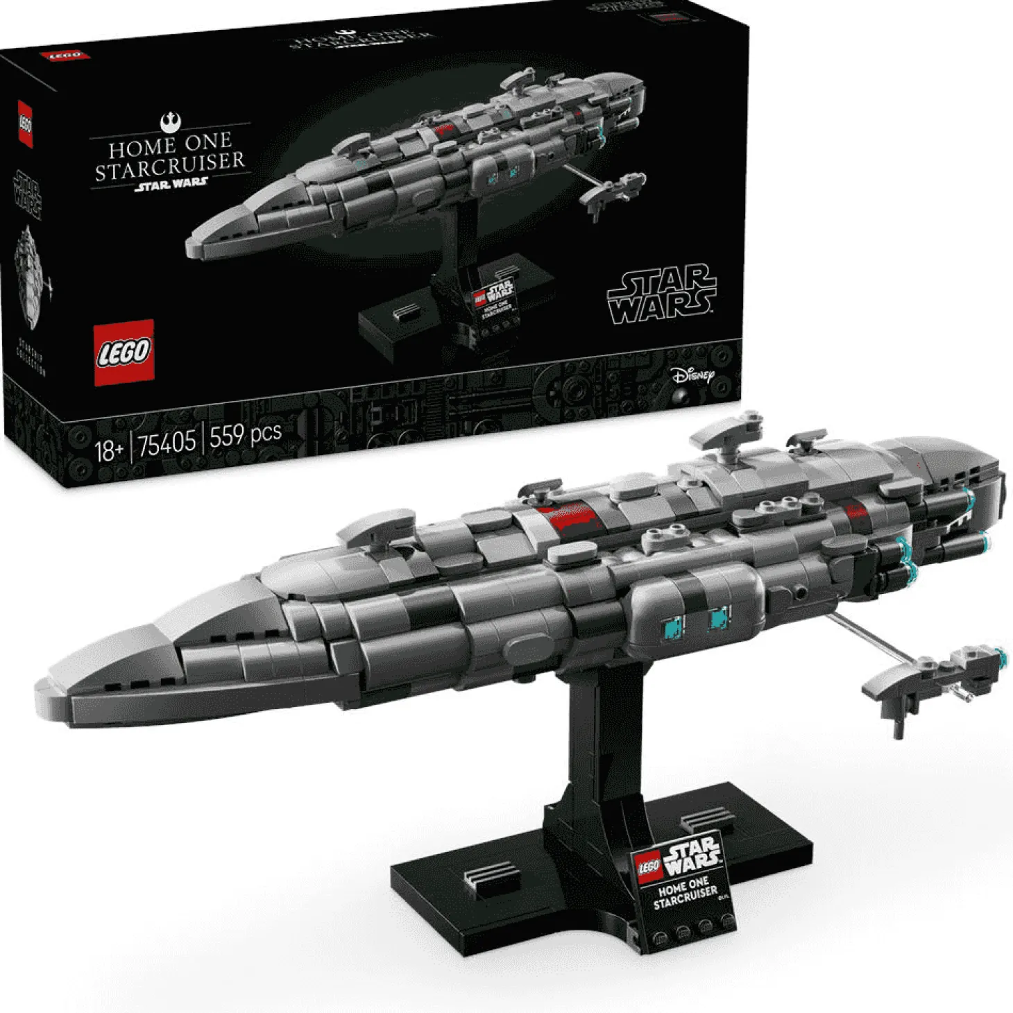LEGO Star Wars Crucero Estelar Hogar Uno Maqueta 75405