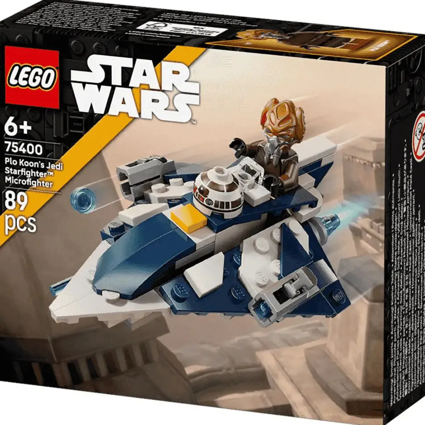 LEGO Star Wars Microfighter: Caza Estelar Jedi de Plo Koon 75400