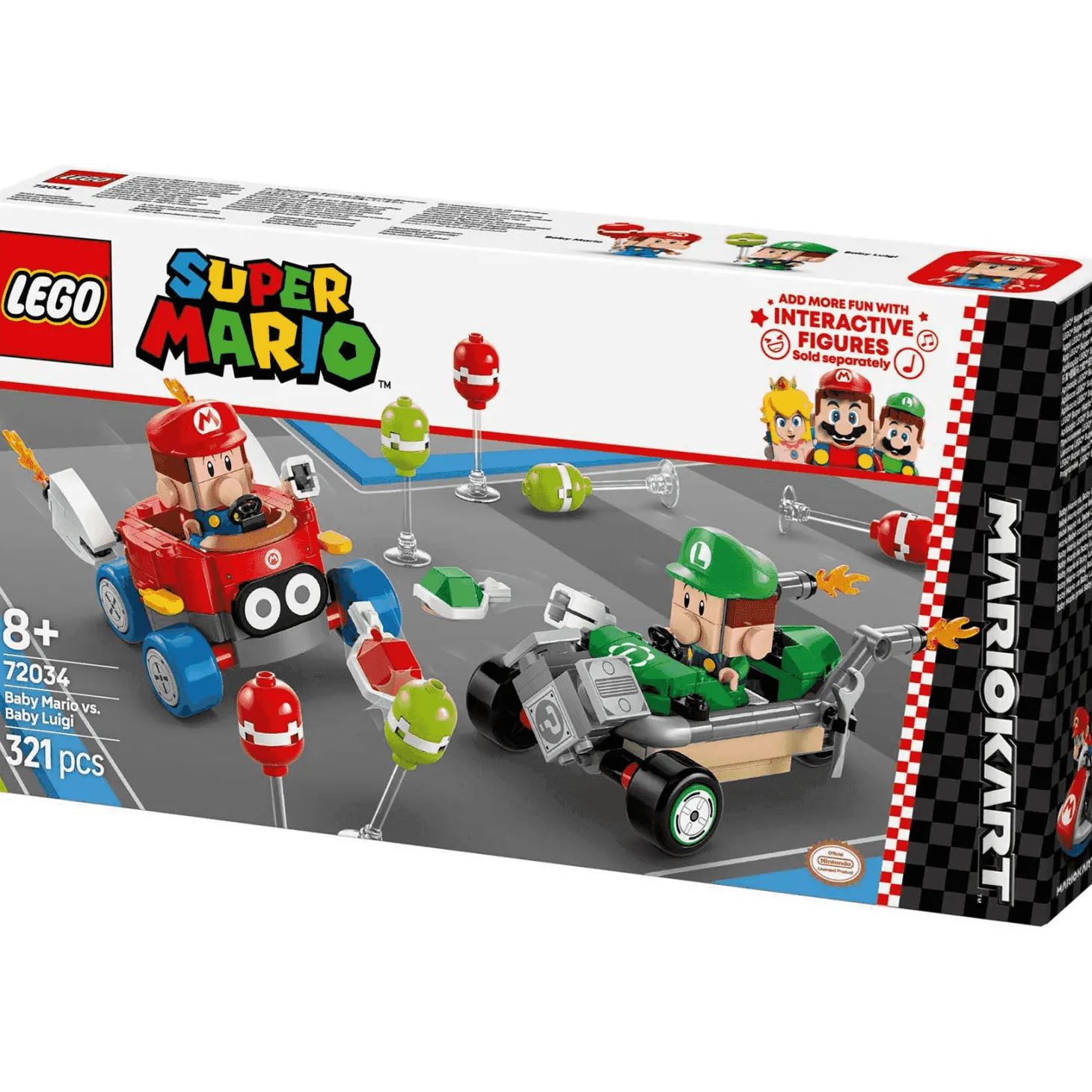 LEGO Super Mario: Mario Kart: Bebé Mario vs. Bebé Luigi 72034
