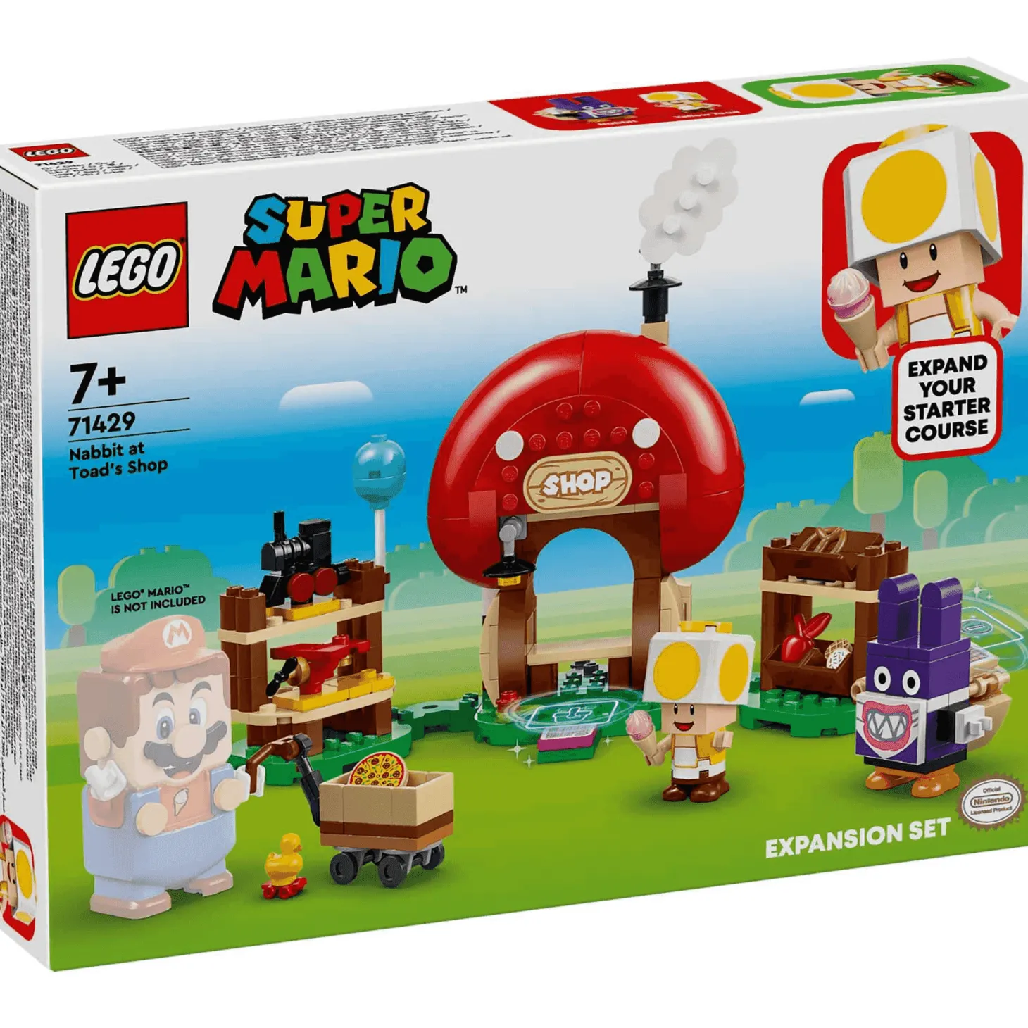 LEGO Super Mario™ Set de Expansión: Caco Gazapo en la tienda de Toad
