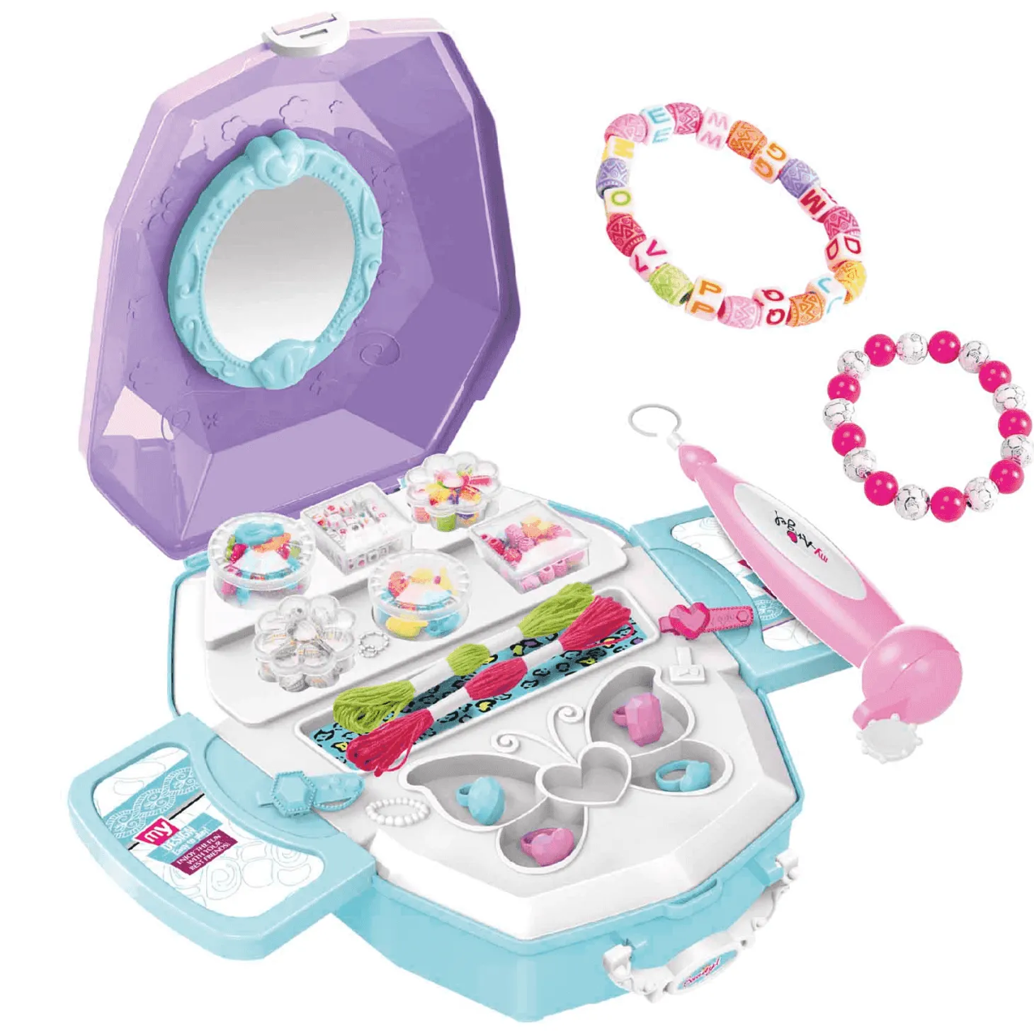 Make Up Planet Conjunto Pulseras Con Mochila