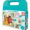 Maleta Progresivos Disney Animals 4 Puzzles 12 16 20 25 Piezas