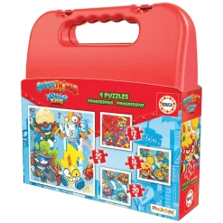 Maleta Puzzles Progresivos Superthings 12 16 20 25