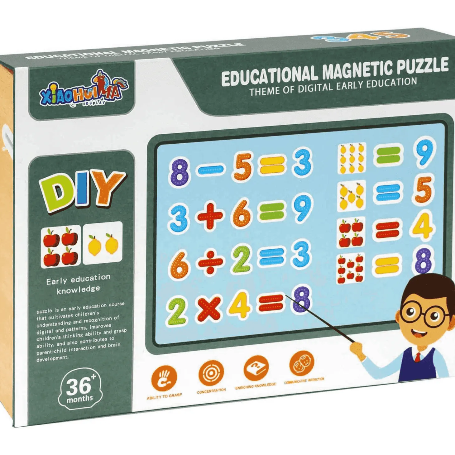 Maletín Aprendizaje Matemáticas, Números o Letras