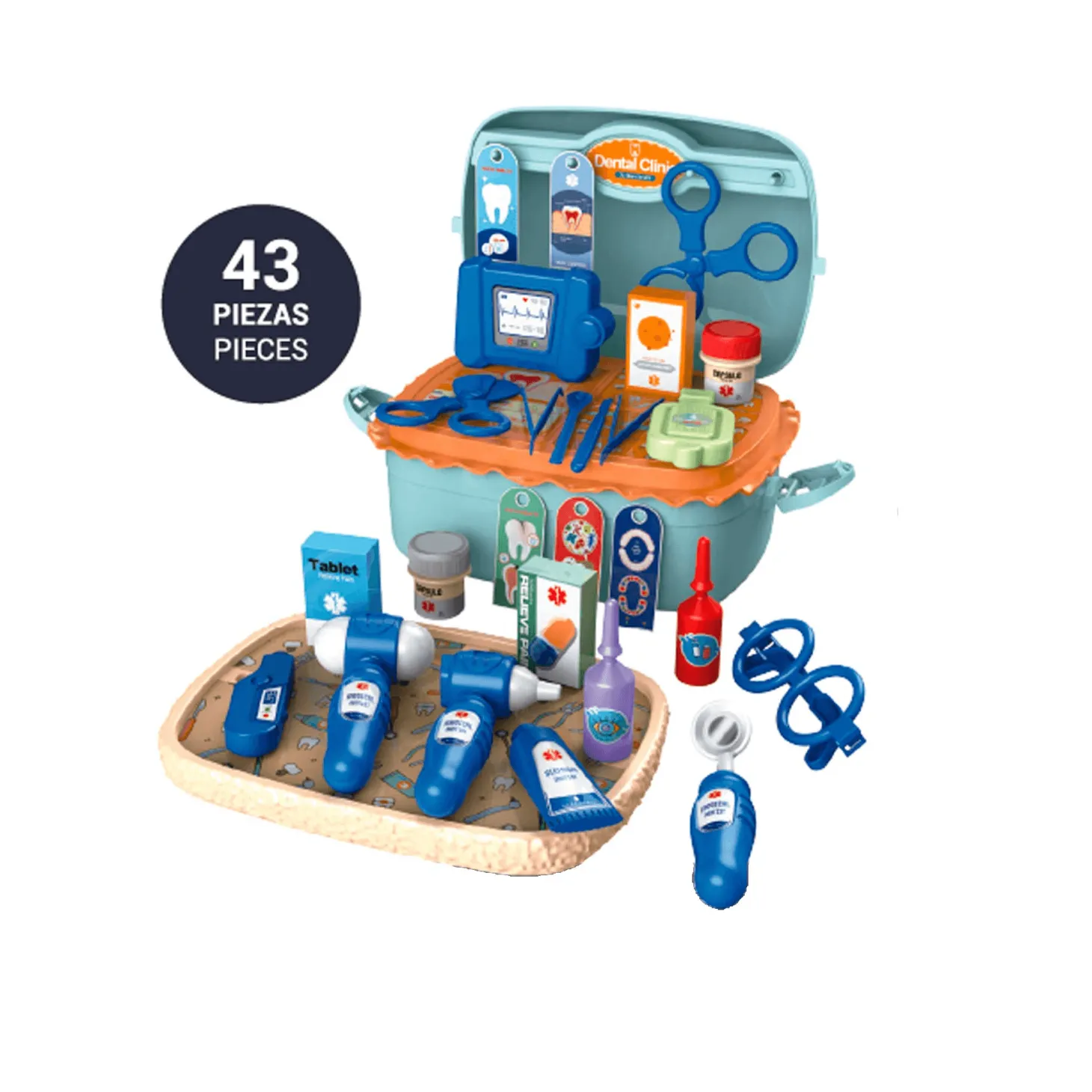 Maletín Profesiones Clínica Dental Juguete Imitación Role Planet