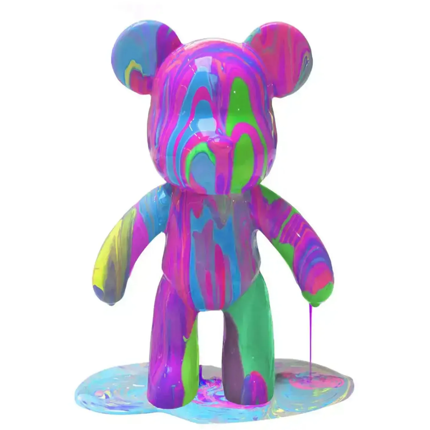 Marbleous Bear Set – Crea tu oso de colores neón