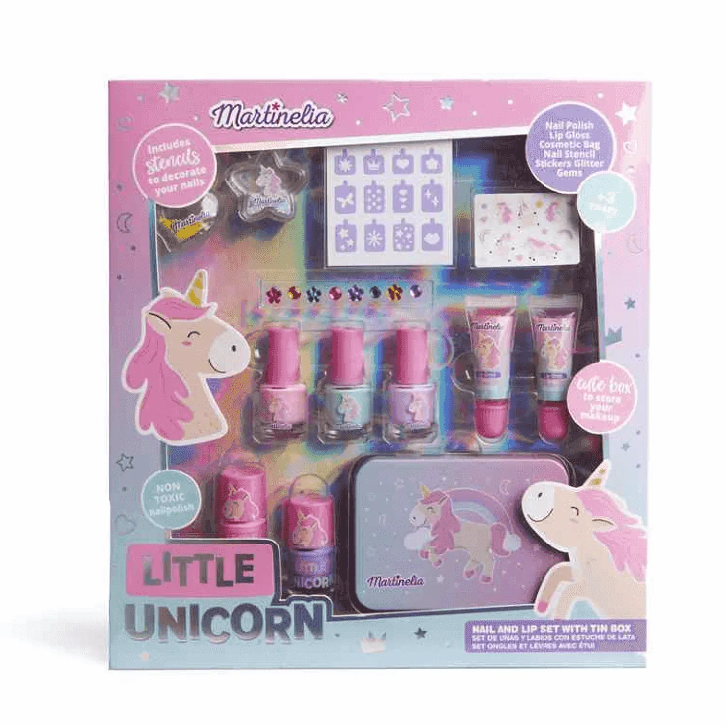 Martinelia Little Unicorn Set De Uñas Y Labios