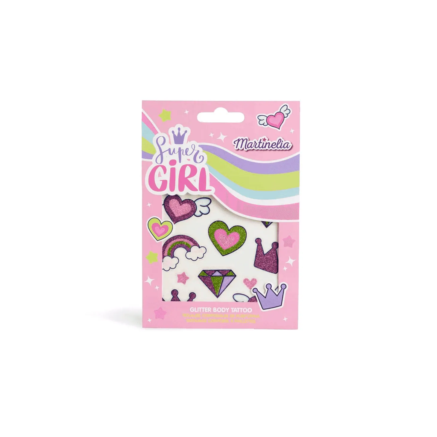 Martinelia Supergirl Glitter Tattoo