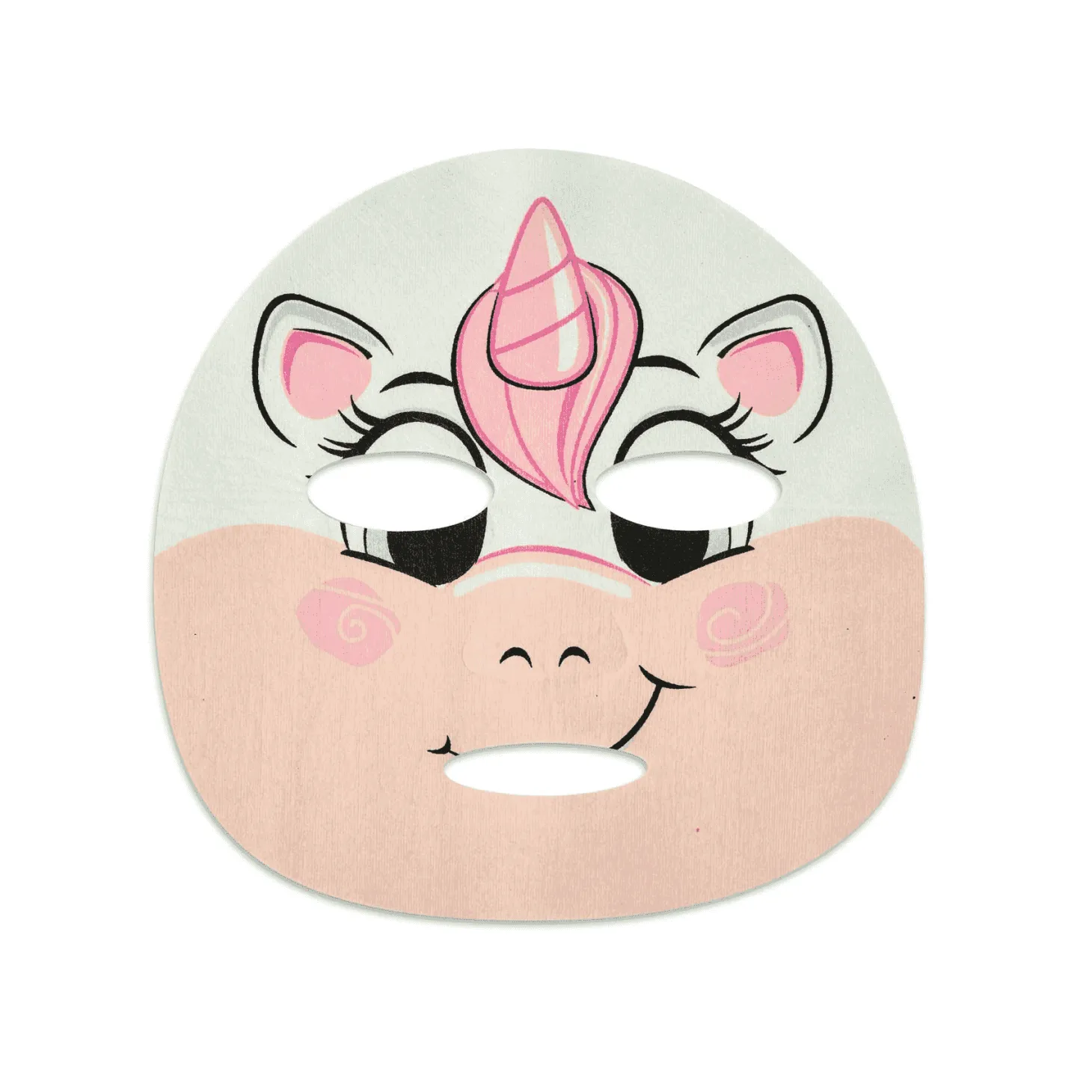 Mascarilla hidratante infantil con cara de unicornio Martinelia