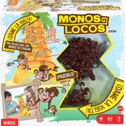 Mattel Games juego de mesa Monos locos juego infantil 5 años