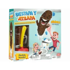 Mattel Games juego de mesa Baño boom ¡Atrapa la caca! 5 años