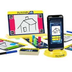 Mattel Games Pictionary vs AI uego de Mesa Cooperativo e Interactivo con Inteligencia Artificial