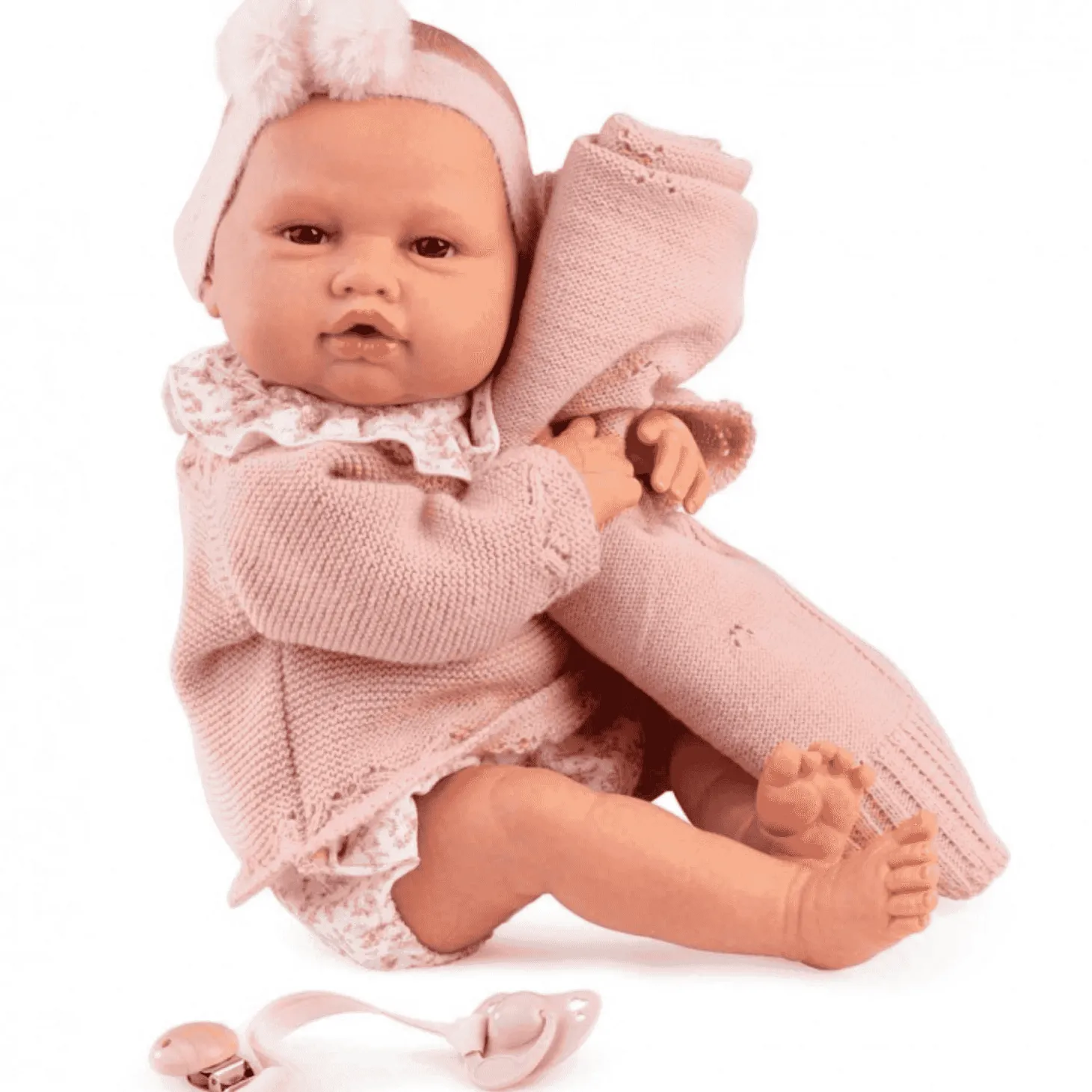 Mi Pequeño Reborn Tufi con Fular Portabebé - Antonio Juan