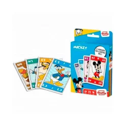Mickey Mouse Baraja de cartas infantil 4en1