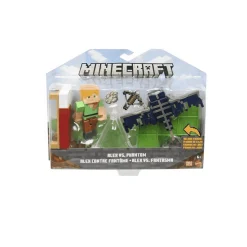 Minecraft Pack 2 Figuras Flex vs Fantasma