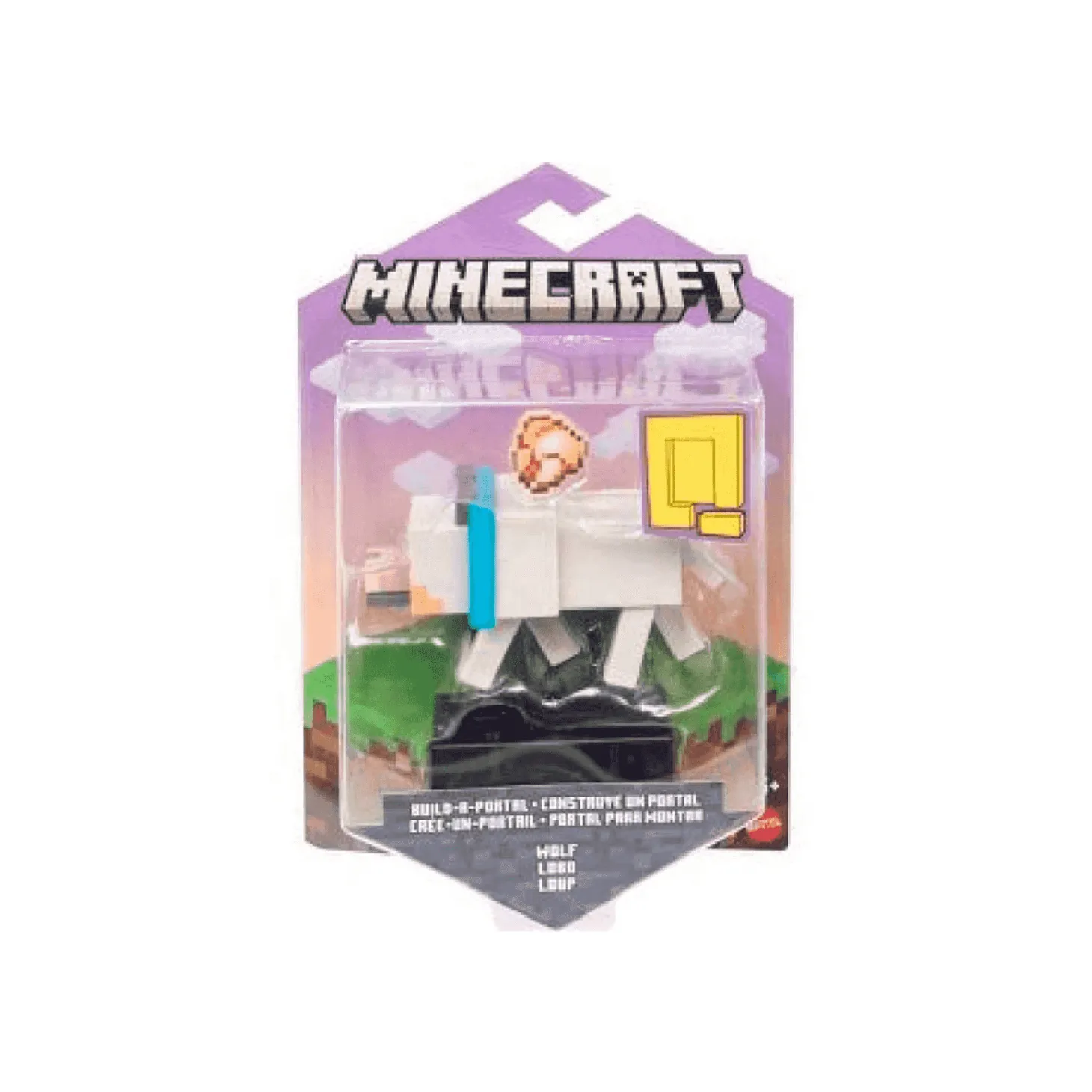 Minecraft Figura Articulada Wolf 8 cm