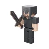 Minecraft Figura Articulada Steve con Armadura de Netherita cm