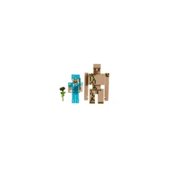 Minecraft Pack de 2 Figuras Steve y Iron Golem