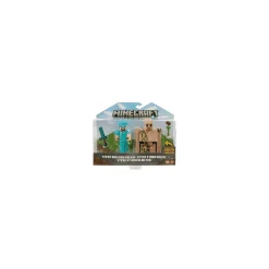Minecraft Pack de 2 Figuras Steve y Iron Golem