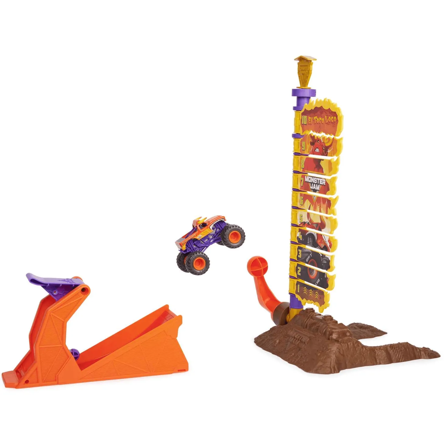 Mnj Playset Toro Loco Big Air Challenge
