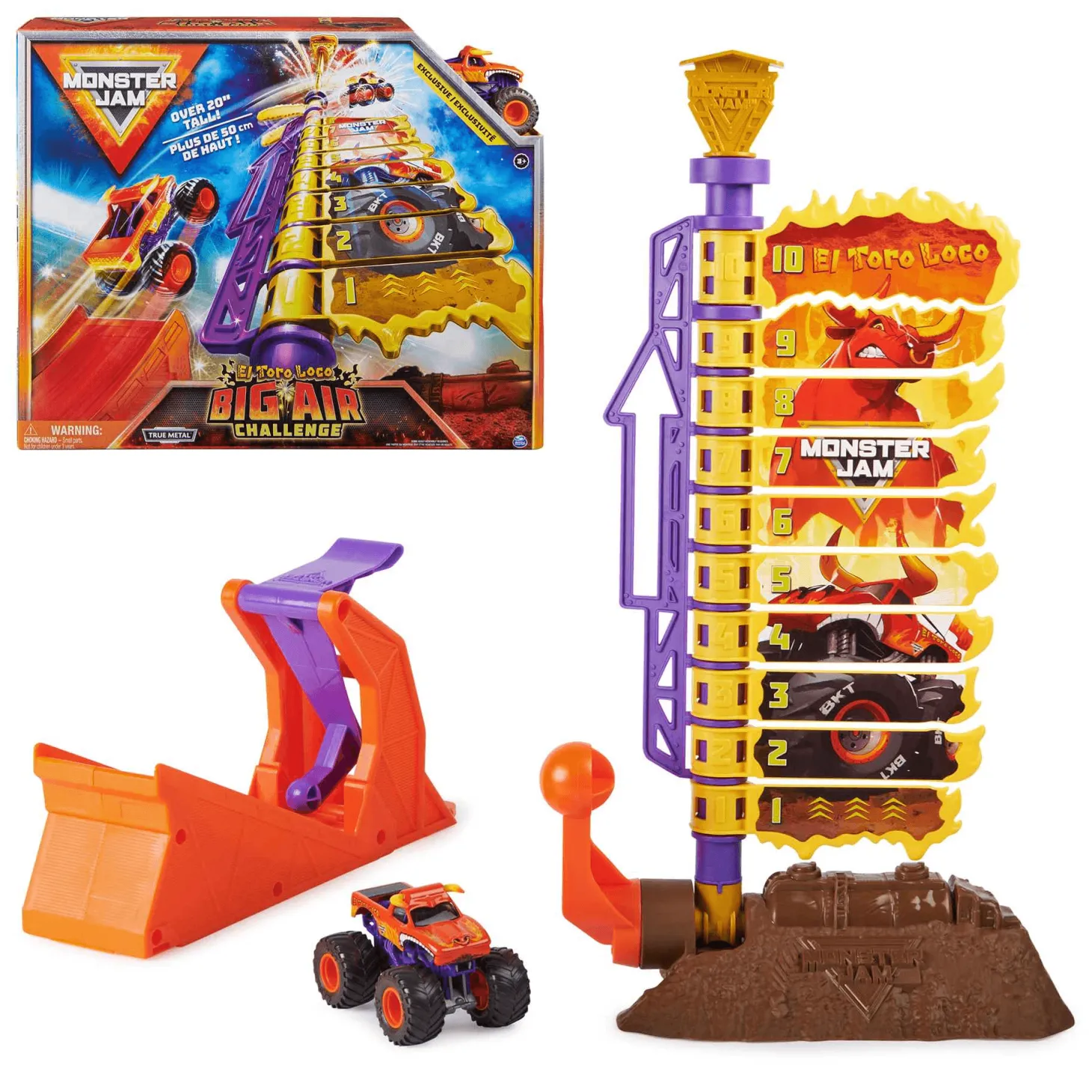 Mnj Playset Toro Loco Big Air Challenge