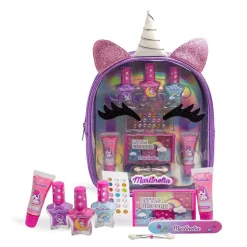 Mochila de Belleza Little Unicorn – Kit de maquillaje portátil infantil