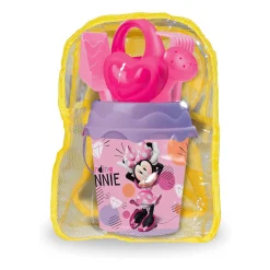 Mochila Playa Minnie Mouse con Cubo y Accesorios