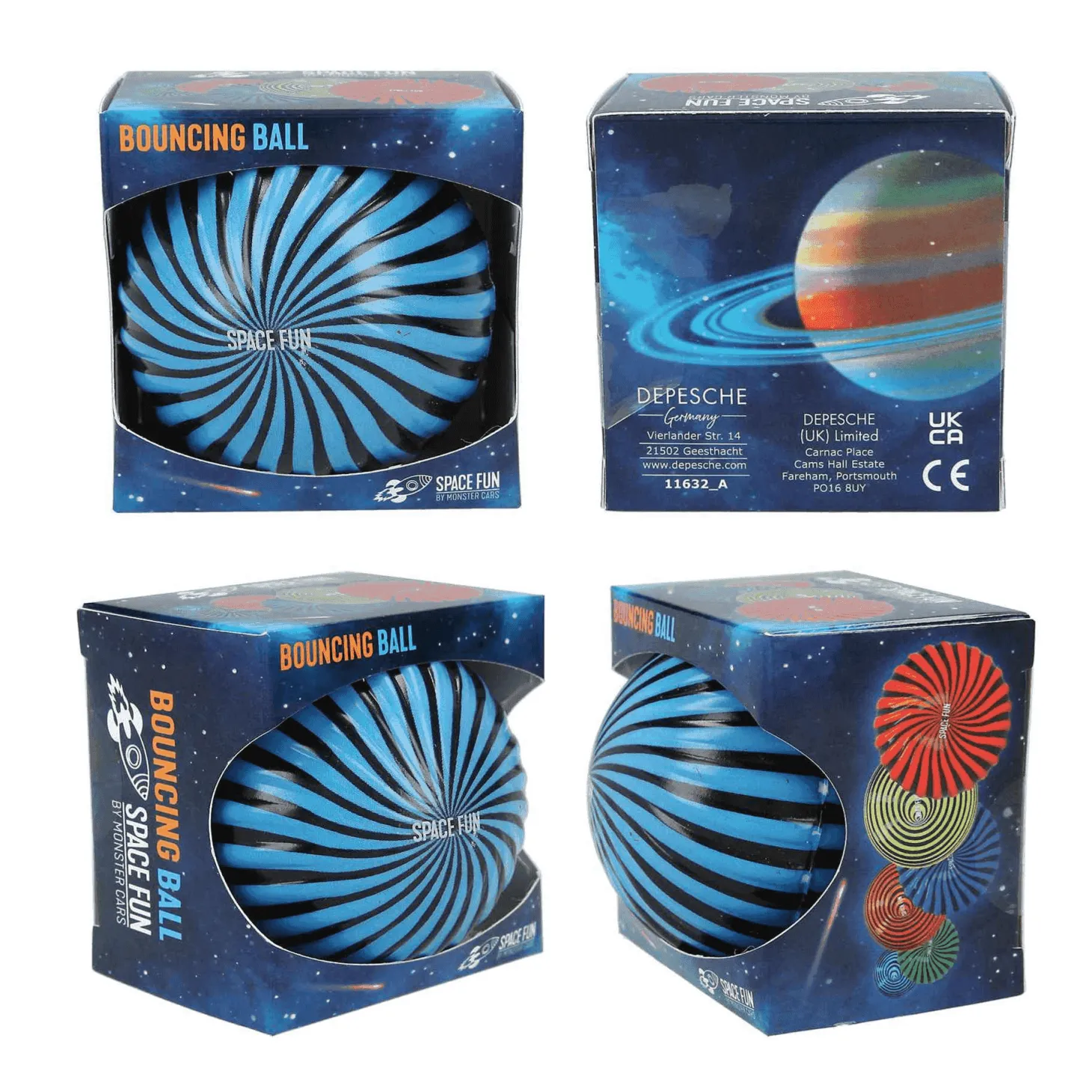 Monster Cars Bola Spacefun Diferentes Modelos