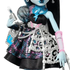 Monster High Cumplespantos Frankie Stein – Muñeca de fiesta con look electrizante