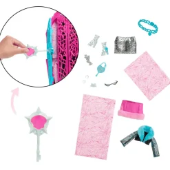 Monster High Skulltimate Secrets Hauntlywood – Catty Noir con armario y 19+ sorpresas