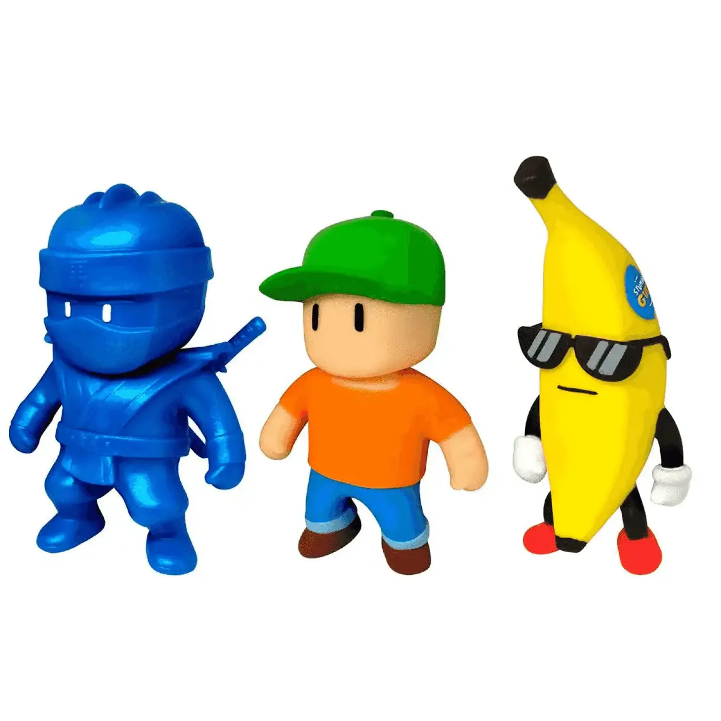 Monsterflex Stumble Guys Pack de 3 – Figuras elásticas coleccionables