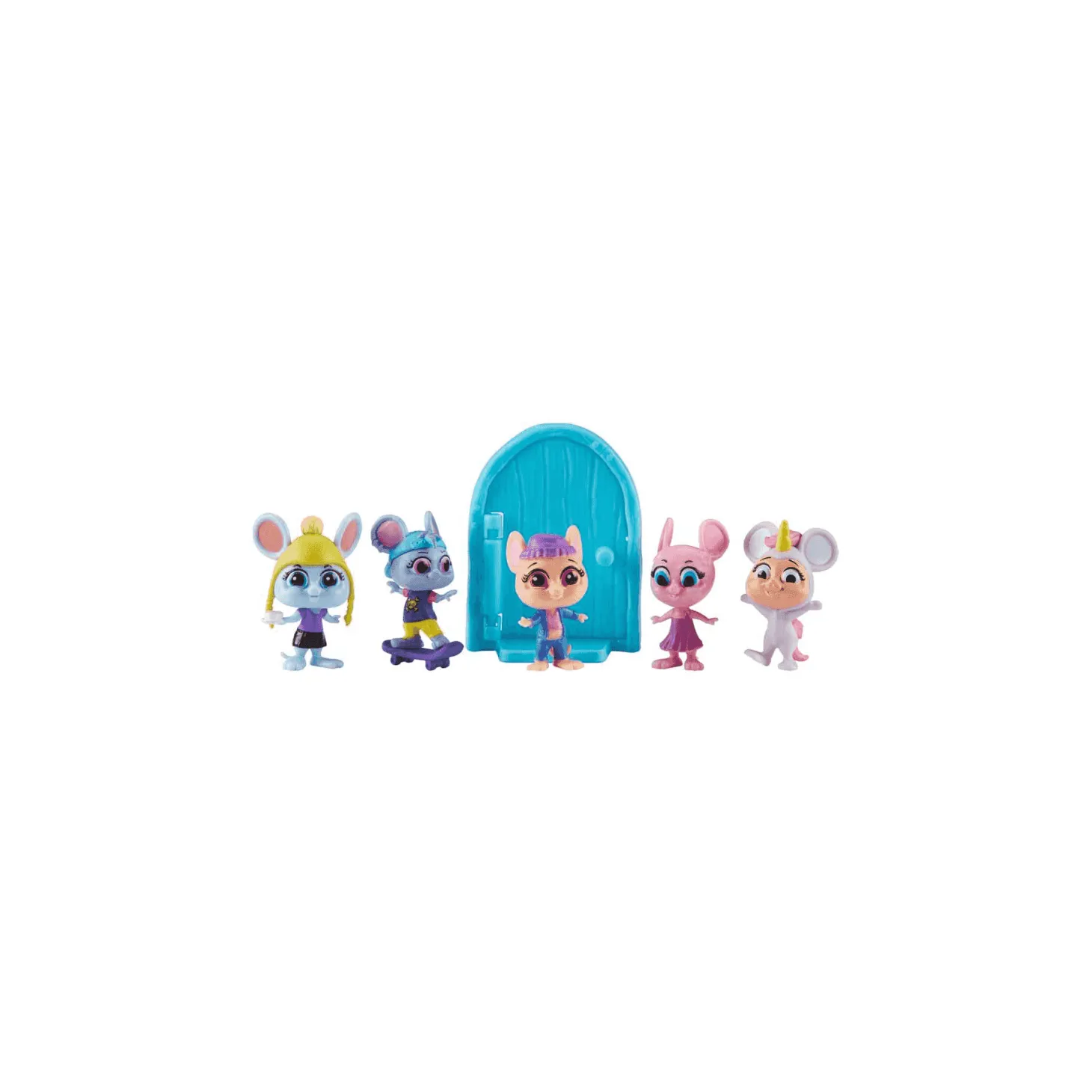 Mouse In The House Pack De 5 Figuras Roo, Millie, Mouser, Daisy y Doo