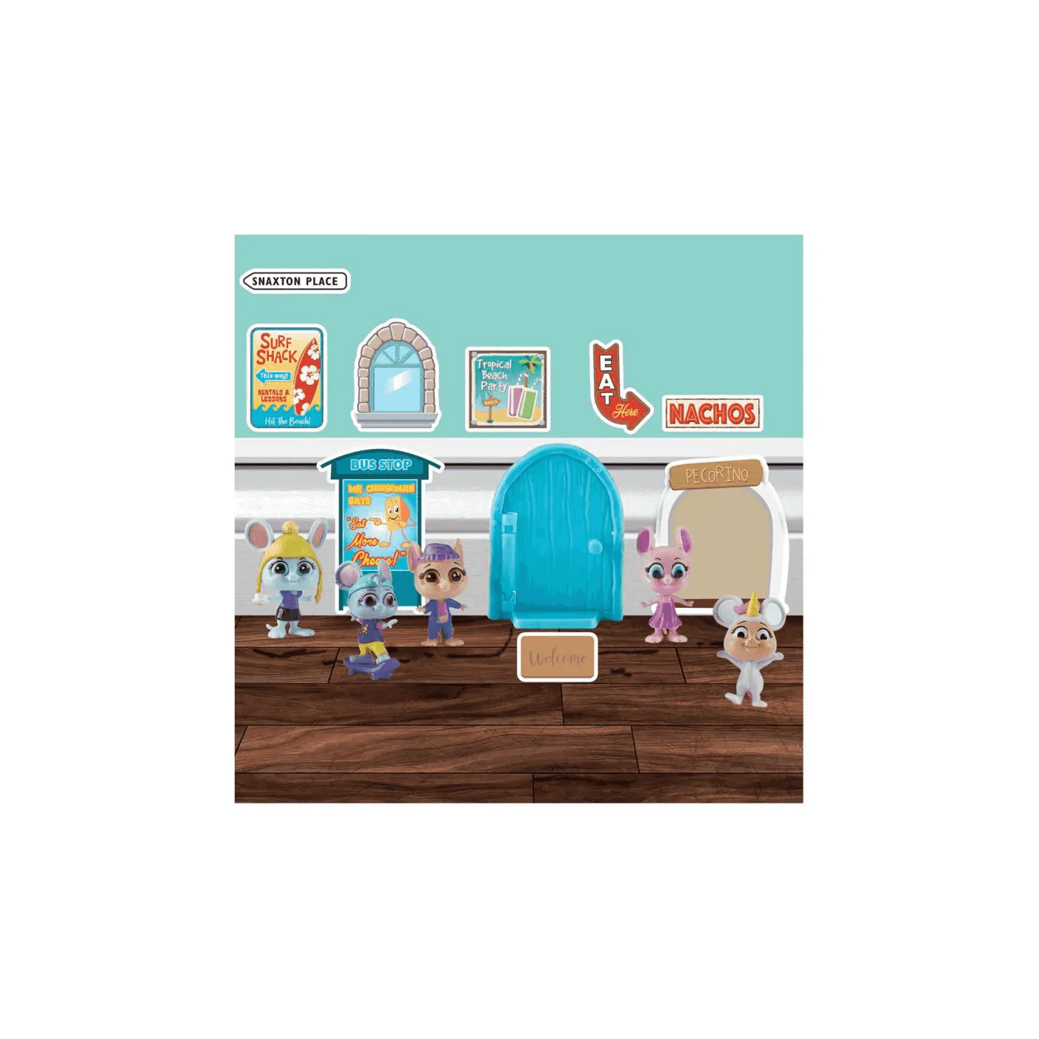 Mouse In The House Pack De 5 Figuras Roo, Millie, Mouser, Daisy y Doo