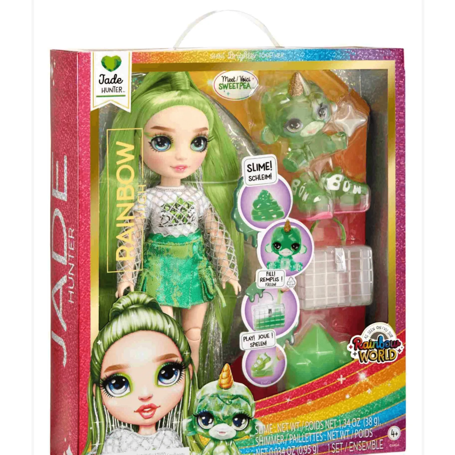 Muñeca Rainbow World Jade Green