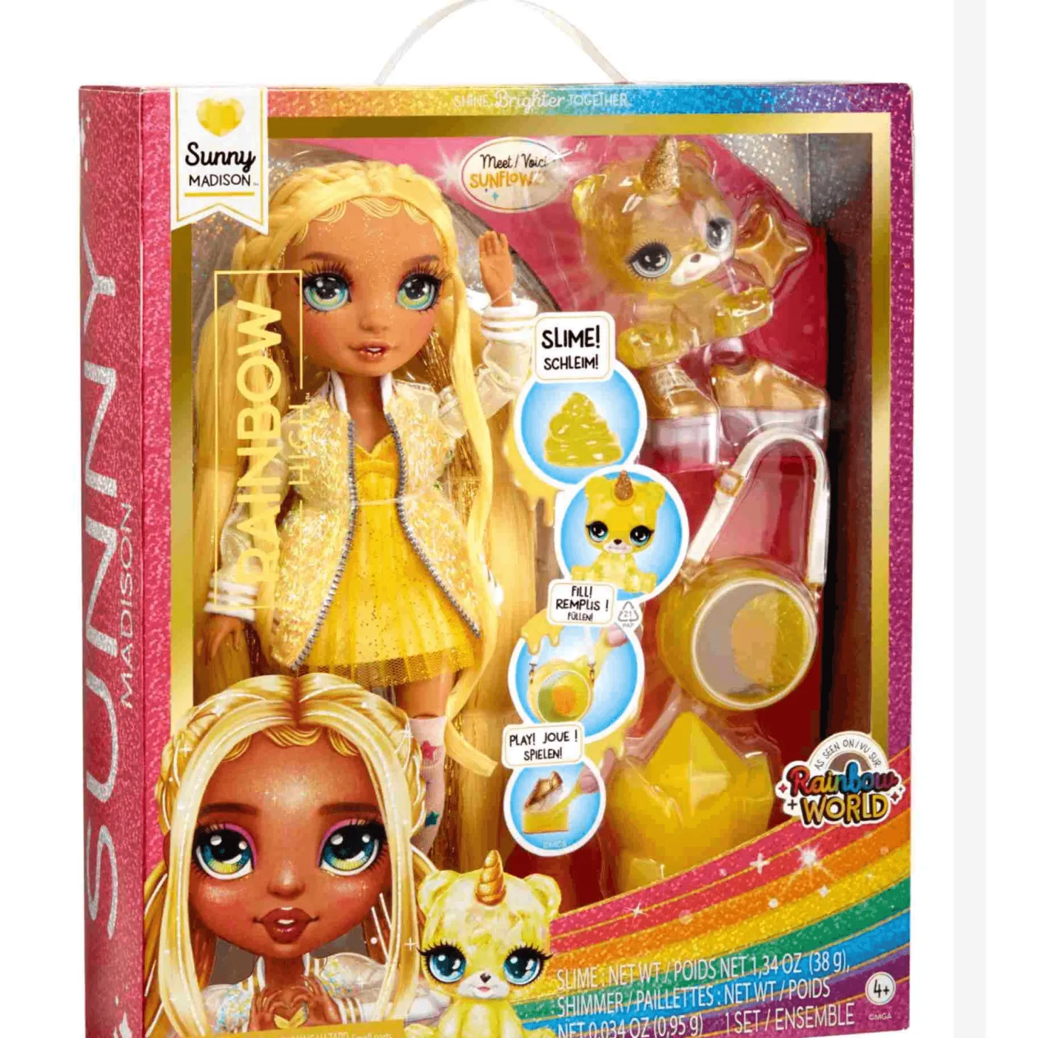 Muñeca Rainbow World Sunny Yellow