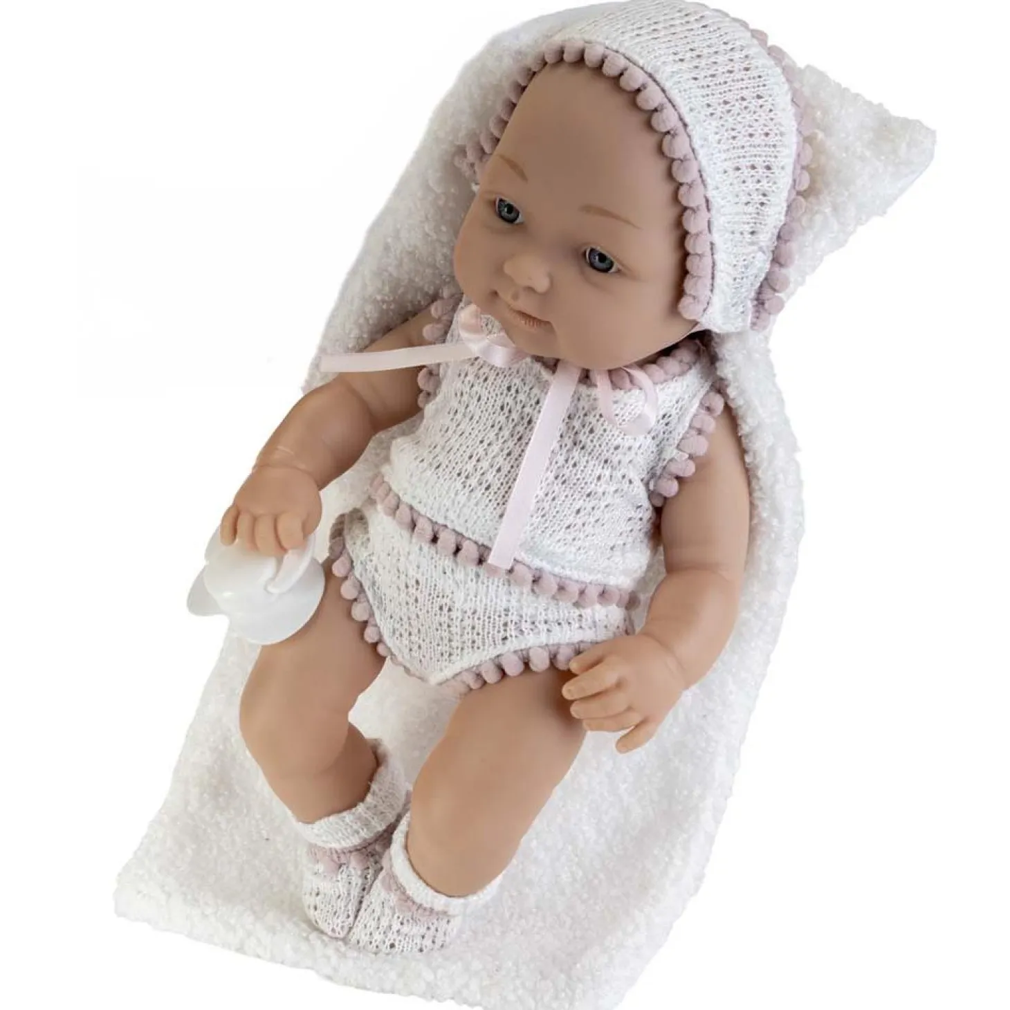 Muñeca Real Baby PequeBB 33 cm – Bebé clásico para juego de imitación (18M+)