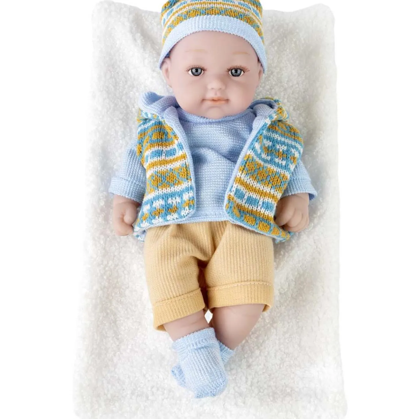 Muñeca Real Baby PequeBB 25 cm – Bebé clásico para juego de imitación (18M+)