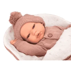 Muñeca Reborn Elba Rosa con Saco Dormir 40 cm- Arias